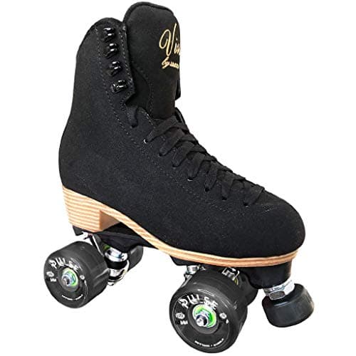 Image of Jackson Vista Viper Nylon Outdoor Quad Roller Skates Womens Size 4 Black