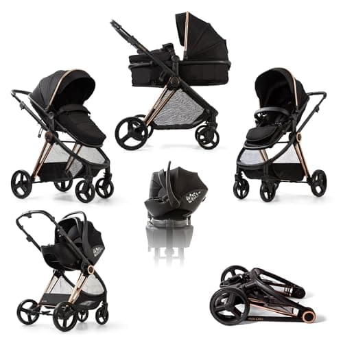 Image of Red Kite Push Me Pace i 2 in 1 Travel System with i-Size Car Seat - Amber