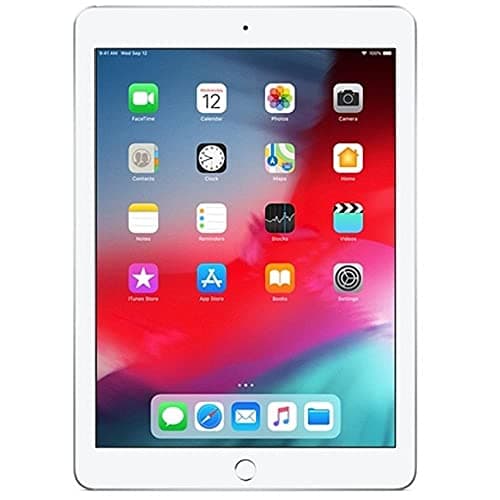 Image of 2018 Apple iPad (9.7-inch, Wi-Fi + Cellular, 128GB) Silver (Renewed)
