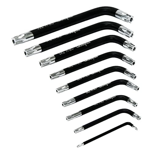Image of Rolson 40373 9 pc Short Arm Star Key Set