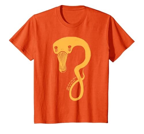 Image of Billie Eilish Official Orange Monster T-Shirt T-Shirt, Youth, Orange, Medium