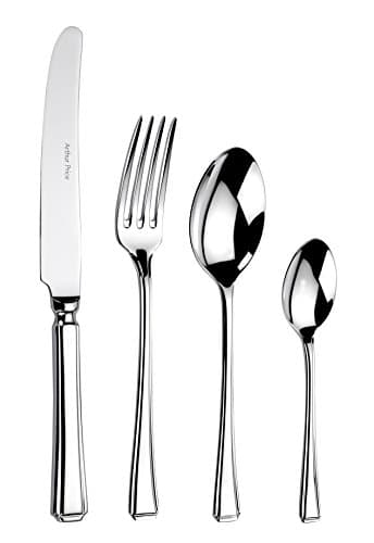 Image of Arthur Price Every Day 24-Piece Harley 6-Person Box Set, Stainless Steel, Silver, 34 x 31 x 5 cm