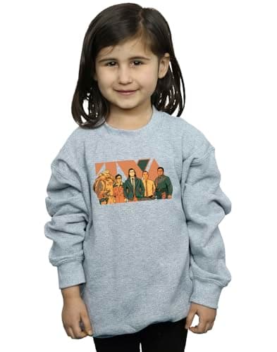 Image of Marvel Girls Loki TVA Group Sweatshirt Sport Grey 3-4 Years