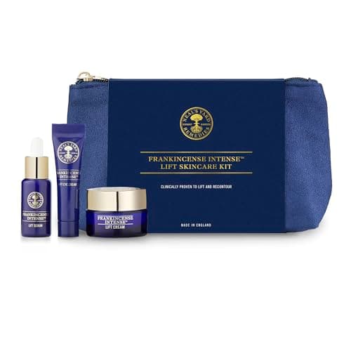 Image of Neal's Yard Remedies Frankincense Intense Lift Gift Set, Serum, Eye Cream & Face Cream With Essential Oils, Vegan & Cruelty-Free, Set of 3