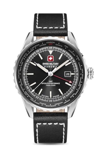 Image of Swiss Military Hanowa Afterburn GMT SMWGB0003201 Mens Wristwatch