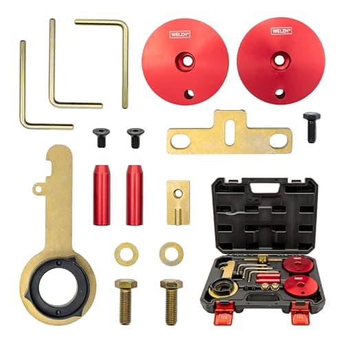 Image of WELZH Engine Timing Tool Kit for Ford 2.0 EcoBlue Diesel OEM Equivalent 303-1637 303-1650 303-1643 Belt in Oil Timing Set for Transit Tourneo Custom AWD FWD RWD TDCi Engines Workshop 2590-WW