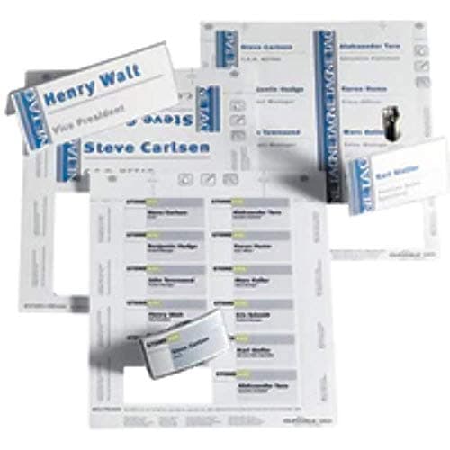 Image of Durable for name Badge Inserts 40 x 75 mm for name Badge Inserts 40 x 75 mm, White, 75 mm, 4 cm, 240 pc(s)