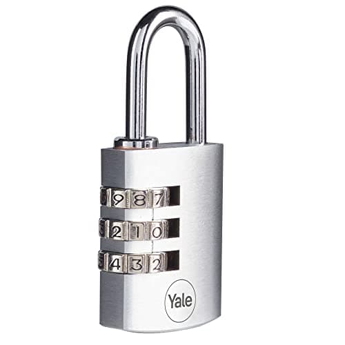 Image of Yale - Y151B/30/125/1 Standard Security 30mm Brass - 3 Digit Combination Padlock