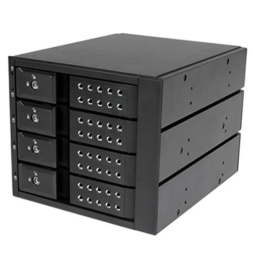 Image of StarTech.com 4-Bay Mobile Rack Backplane - Trayless Hot Swap Mobile Rack Backplane for 3.5in SAS II/SATA III - 6 Gbps HDD (HSB4SATSASBA)