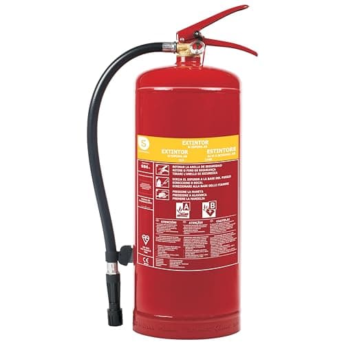 Image of Smartwares Foam Fire Extinguisher, 6L, AB, Including Bracket, BSI Certified, FEX-15262