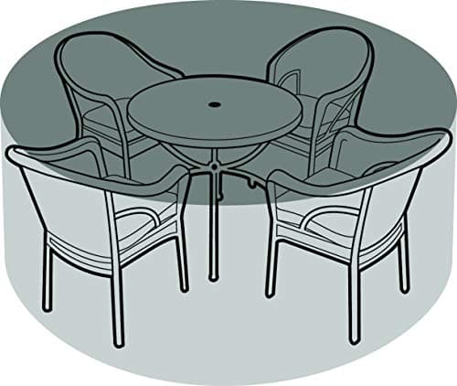 Image of Garland 4-6 Seater Round Furniture Set Cover - Silver Grade (W1396)