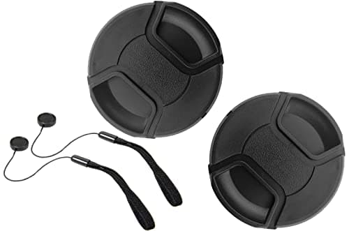 Image of 52mm Lens Cap Cover for Fuji Fujifilm Fujinon XC 15-45 mm f/3.5-5.6 OIS PZ, XF35 mm XF 35 mm F1.4 R (Not for F2), XF 18 mm f/2.0 R, HUIPUXIANG [2 Pack]