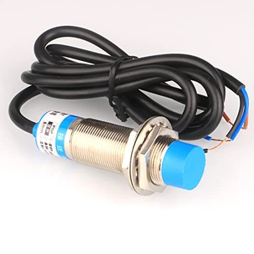 Image of Gebildet 8mm Inductive Proximity Sensor Detecting Distance Approach Sensor Cylinder Proximity Switch PNP NC(Normally closed) DC 6-36V 300mA 3-Wire LJ18A3-8-Z/AY (Diameter 18mm)