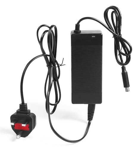Image of SUNDELY Electric Scooter Battery Charger 42V 2A Replacement for Xiaomi Mi 1S M365 Pro 2 Aovo Pro M365 Segway Ninebot D18E ES2 KickScooter Max G30 Pure Air Pro Bird E-scooter Skateboard (8mm 1-pin)