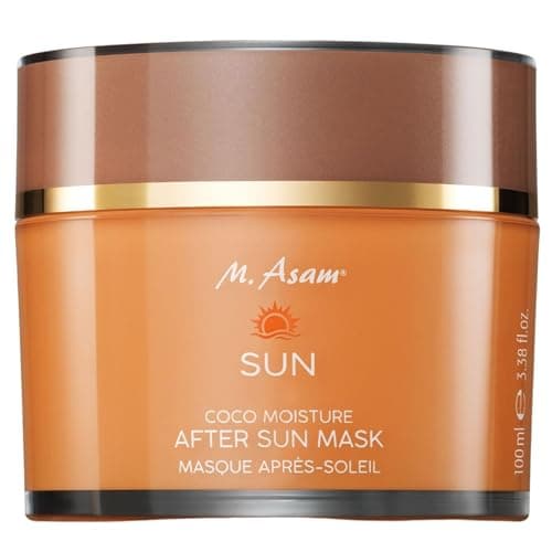Image of M Asam SUN Coco Moisture After Sun Face Mask (100 ml) - Gel Mask For Face, Neck & Décolleté, For Sun Irritated Skin, Aloe Vera & Hyaluronic Acid Moisturising, Vegan Face Care