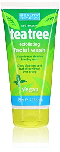 Image of Beauty Formulas Australian Tea Tree Exfoliating Facial Wash, 150 milliliters