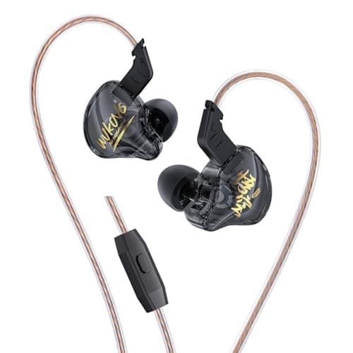 Image of Yinyoo KBEAR MONKIE K01 Wired Gaming Earbuds,1DD Lightweight Gaming In Ear Monitor with 3.5mm Plug, HIFI Immersive Bass in Ear Headphones Wired Earphones Compatible with PC,PS5, Xbox,Switch