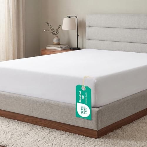 Image of Linens World Egyptian Cotton Fitted Sheets Super King Size Breathable, Anti Wrinkle 30cm Deep Pocket 200 Thread Count Bed Sheets White Bedding & Linen 183 X 200 CM Super King Fitted Sheet
