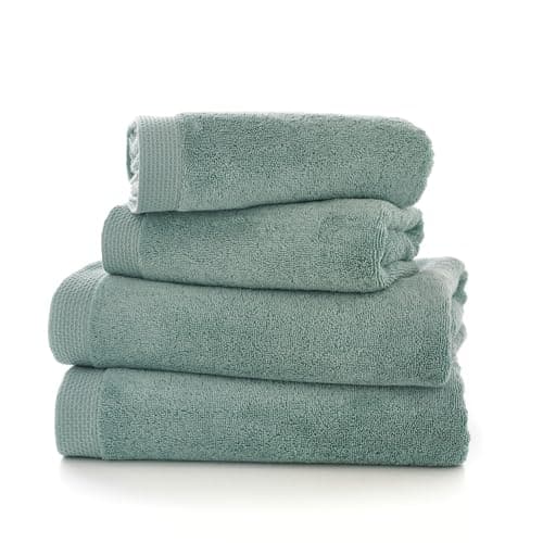 Image of The Lyndon Company Egyptian Spa Towel - Luxury 700gsm, 100% Combed Cotton, Super Soft, Highly Absorbent, Quick Dry, Premium Quality, Hotel & Spa Grade - Duck Egg Blue/Face Towel