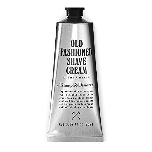 Image of Triumph & Disaster | Old Fashioned Shave Cream Tube | Shaving Lotion for Sensitive Skin - Alcohol Free, 90ml (90+ shaves)