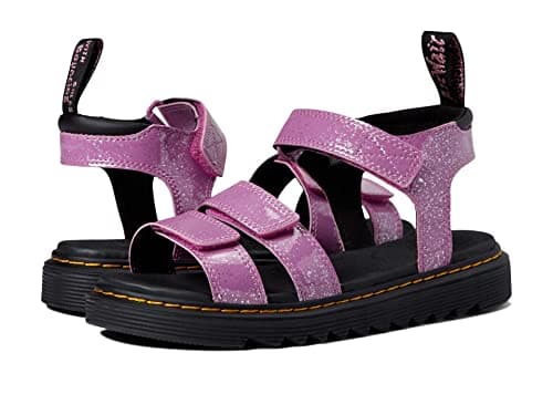 Image of Dr. Martens Klaire (Big Kid) Dark Pink Cosmic Glitter 5 UK (US 6 Big Kid) M