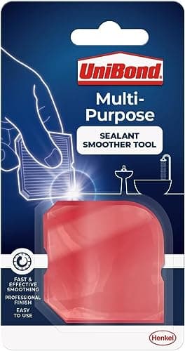 Image of Unibond Sealant Finishing Tool, Effective Smoother for a Smooth & Professional Finish, Multi-Purpose Silicone Sealant Tool for Wall & Floor Applications