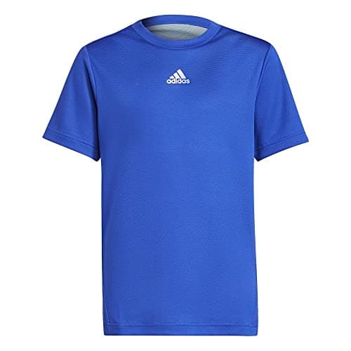 Image of Adidas GS0361 B A.R. TEE T-shirt bold blue/semi screaming green/white 7-8Y