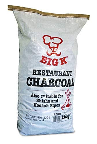 Image of Big K El Cubano Restaurant Grade Charcoal, 15kg Bag Marabu Lumpwood Charcoal