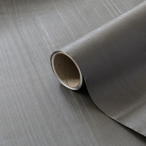 Image of d-c-fix vinyl wrap Quadro dark grey quadro wood effect 67,5 cm x 1,5 m - sticky back plastic roll for furniture, kitchen & cupboards - contact paper sticker self adhesive film