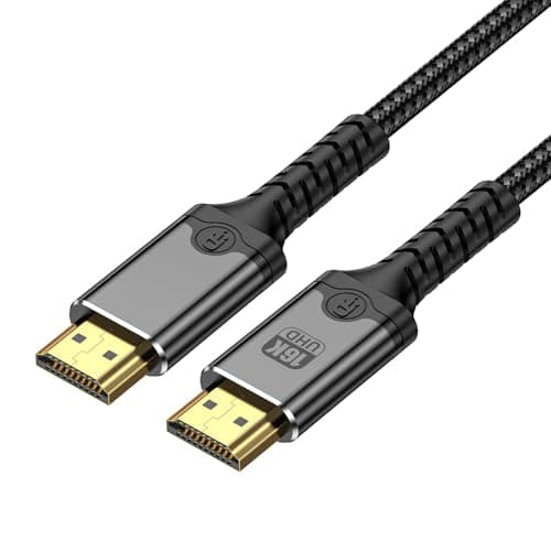 Image of baolongking 16K HDMI 2.2 Cable, 96Gbps Ultra High Speed 16K@60Hz 8K@240Hz 4K@480Hz, for PS5 // TV/Gaming PC/Monitor/Projector (1M)