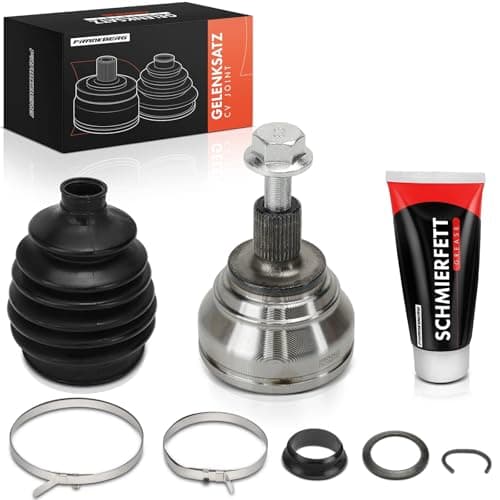 Image of Frankberg Joint Kit Drive Shaft Joint Kit Drive Shaft Front Left and Right Compatible with A3 TT Altea Leon O.c.t.a.v.i.a II Golf V P.a.s.s.a.t T.o.u.r.a.n T.i.g.u.a.n Replace# 1K0498099J