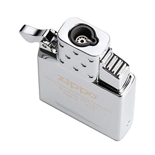 Image of Zippo Butane Single Flame Insert - Windproof Lighter - Single Flame On Demand - Blue Flame - Refillable - For Original Cases - Gift Box - Metal - Made in USA