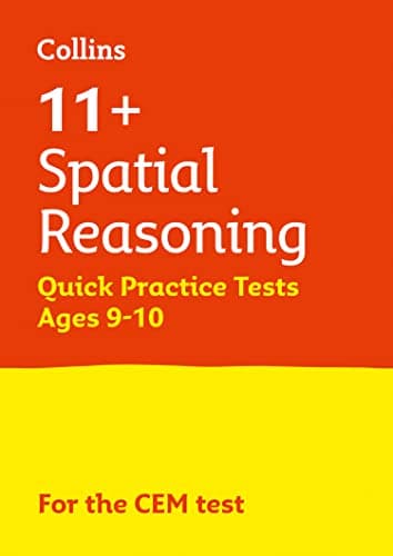 Image of 11+ Spatial Reasoning Quick Practice Tests Age 9-10 (Year 5): For the 2026 CEM Tests (Collins 11+ Practice)
