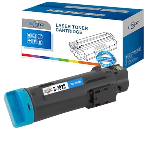 Image of ECSC Compatible Toner Cartridge Replacement for Dell H625cdw H825cdw S2825cdn 593-BBSD (Cyan, Single-Pack)