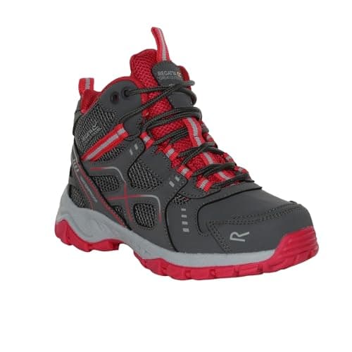 Image of Regatta Girls Vendeavour Waterproof Lace Up Walking Boots Grey