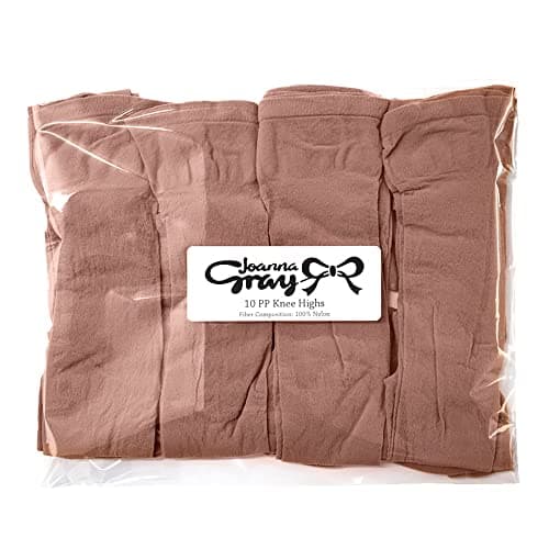 Image of Joanna Gray 10 pair pack knee high pop socks 15 denier (Mink)