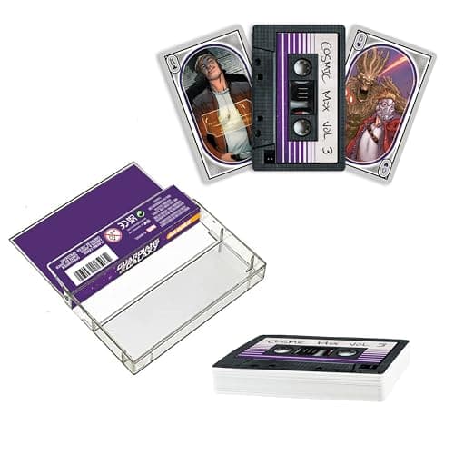Image of AQUARIUS Guardians of The Galaxy Cassette Playing Cards – Comic Themed Deck of Cards for Your Favorite Card Games - Officially Licensed Guardians of The Galaxy Merchandise & Collectibles