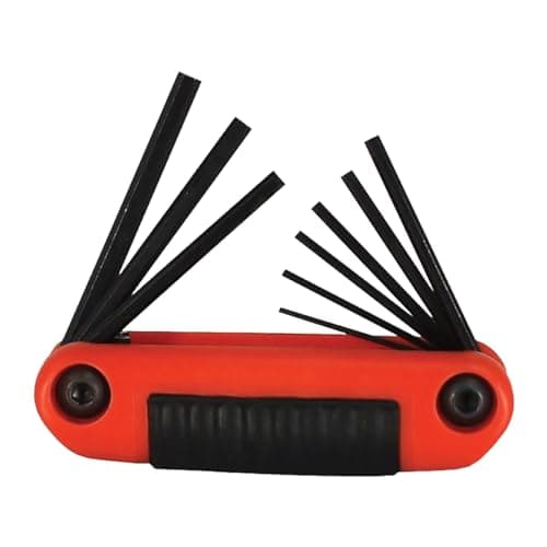 Image of EKLIND 25912 Ergo-Fold Fold-up Hex Key allen wrench - 9pc set SAE Inch Sizes .050-3/16