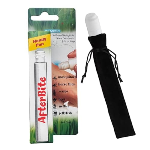 Image of AfterBite Classic Mosquito Pen14ml with Zawan Pouch | Insect Bite Relief Pen for Mosquito, Midge, Wasp & Bug Bites | Fast Itch Relief for Adults & Kids | Travel Friendly First Aid Solution