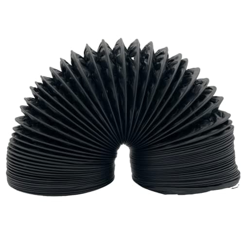 Image of AirTech-UK Combi Ducting 250mm Dia 10" - Black Flexible Ducting for Extractor Fan Ventilation - Aluminium Flexible Ducting - Ideal for Grow Tents, Dryer Rooms, Kitchen, Restaurant - 5 Meter Length