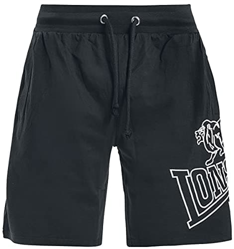 Image of Lonsdale London Chilley Men's Shorts, Mens, Shorts, 113602, Black, XXL