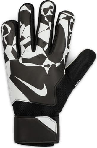 Image of NIKE HQ0257-010 Match Goalkeeper Soccer G Gloves Unisex BLACK/WHITE/WHITE Size 9