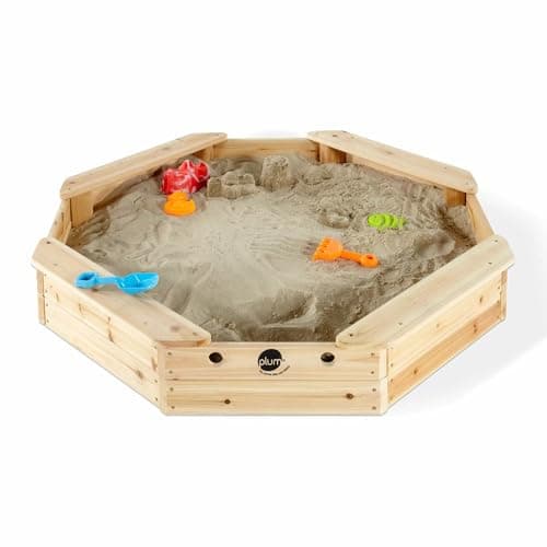 Image of Plum® Treasure Beach Wooden Outdoor Sand Pit for Gardens