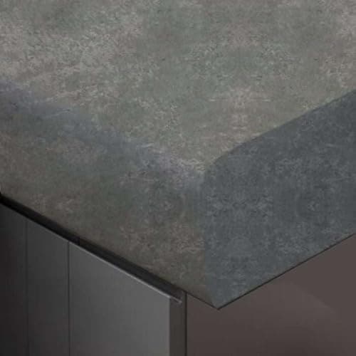 Image of Grey Galaxy Laminated Kitchen Worktop 1m x 600mm x 38mm, Waterproof Easy to Instal Oak Laminated Countertops