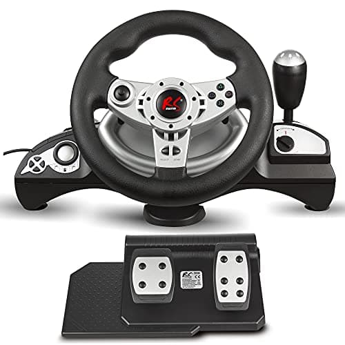 Image of NanoRS RS700 8 in 1 Steering Wheel Compatible with PS4 / PS3 / XBOX ONE/XBOX ONE S/PC (X-Input/D-Input) / Android
