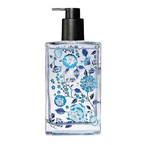 Image of Cath Kidston Handwash 300ml In Glass, Scents of Lily and Fruits, Moisturiser, Kitchen or Bathroom, Vegan and Cruelty Free, Beauty Gift, Christmas Stocking Filler