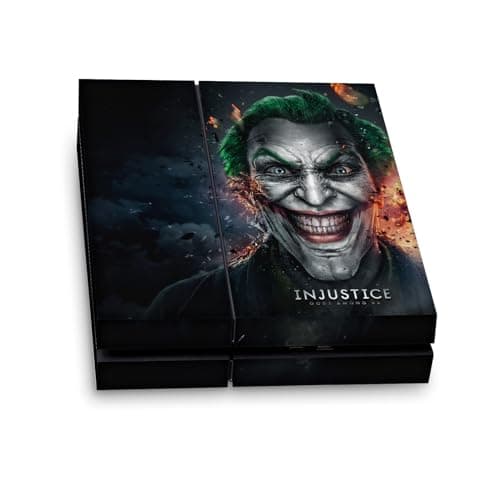 Image of Head Case Designs Officially Licensed Injustice Gods Among Us Joker Key Art Vinyl Sticker Gaming Skin Decal Cover Compatible With Sony PlayStation 4 PS4 Console