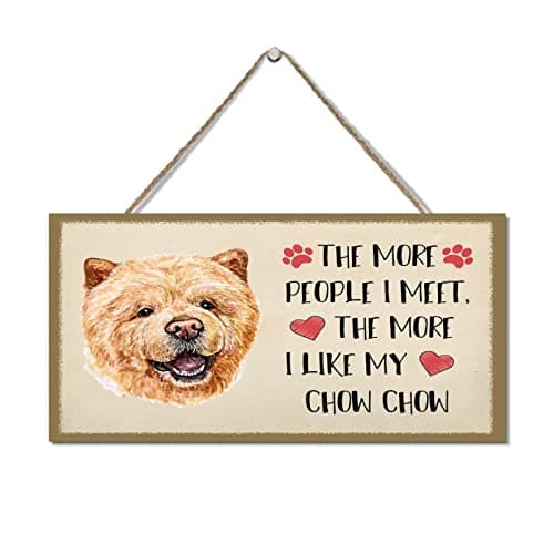 Image of Wood Signs The More People I Meet,The More I Like My Dog Signs Wall Hanging Sign Cute Unique Puppy Rustic Wood Hanging Sign Hanging Sign Living Room Sign 6x12in