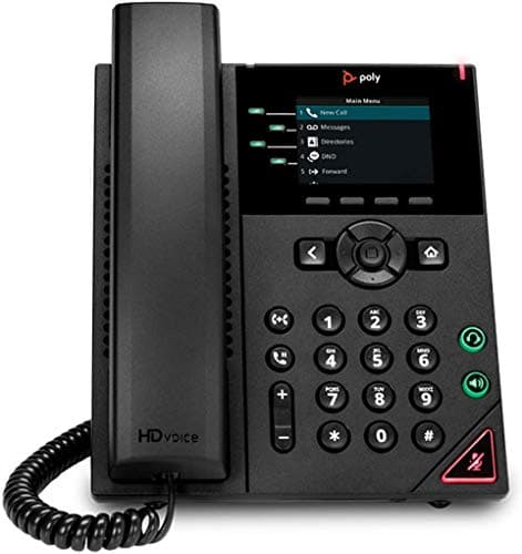 Image of Poly 250 IP Phone - Corded - Corded - Desktop, Wall Mountable