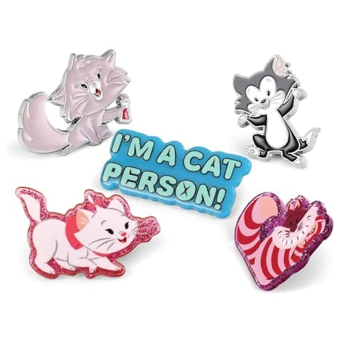 Image of Disney Cat 5 Piece Set Pin Badges